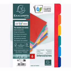Exacompta 406E, Carton, 220 x 170, 225 g/m²