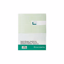 Exacompta 413E bloc-notes A4 300 feuilles Noir