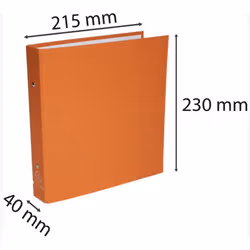 Exacompta 650E classeur à anneaux 220x170 Multicolore