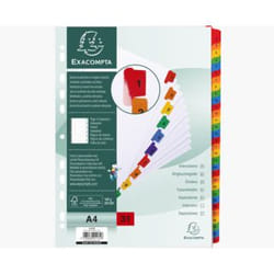 Exacompta 1131E intercalaire Carton Blanc