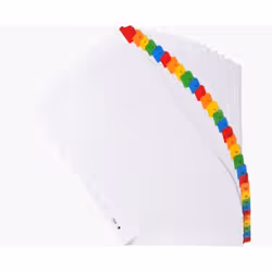 Exacompta 1131E intercalaire Carton Blanc
