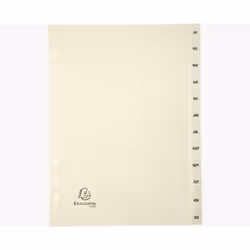 Exacompta 1212E, Ivoire, Carton, A4, 155 g/m²