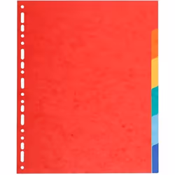 EXACOMPTA Intercalaires Carte Lustrée XXL 6 Positions 220g