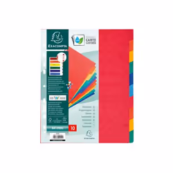 Exacompta 2410E, Multicolore, Papier, A4, 225 g/m², 245 mm, 297 mm