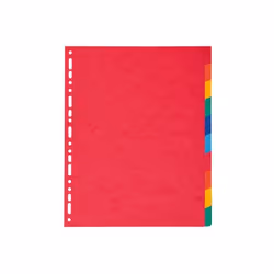 Exacompta 2410E intercalaire Papier Multicolore 10 pièce(s)