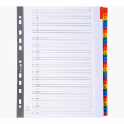 Exacompta 4131E, Blanc, Carton, A4, 160 g/m²