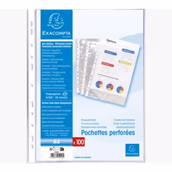 Exacompta 5200E, 210 x 297 mm (A4), Transparent, Polypropylène (PP)