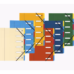 Exacompta 5306E, Porte-documents, Carton, Couleurs assorties, A4, 425 g/m², 240 mm
