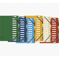 Exacompta 5312E intercalaire de classement Porte-documents Couleurs assorties