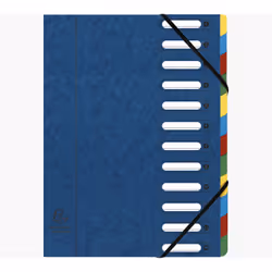 Exacompta 5312E intercalaire de classement Porte-documents Couleurs assorties