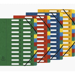 Exacompta 5324E fichier Carton Multicolore A4