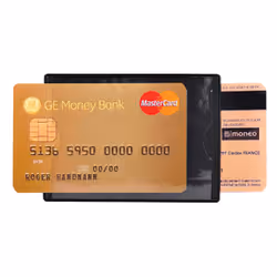 Exacompta 5401E portefeuille, étui pour cartes, support de documents de voyage Emplacement Noir PVC