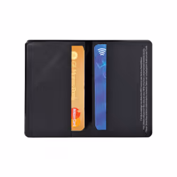 Exacompta 5402E portefeuille, étui pour cartes, support de documents de voyage Emplacement Noir PVC