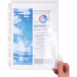 Exacompta 5505E, Transparent, A4, Polypropylène (PP), 10 feuilles