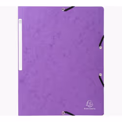 Exacompta 5568E, Porte-documents, A4, Carton, Violet, 400 g/m², 240 mm