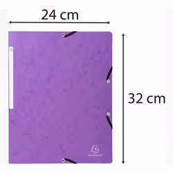 Exacompta 5568E fichier Carton Violet A4