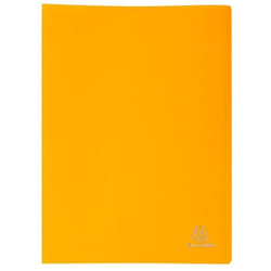 Porte-vues A4 - NO NAME - Jaune - 60 VUES - Polypropylène - Antireflet
