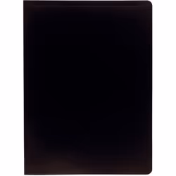 EXACOMPTA Porte-vues A4 Polypropylène souple Pochettes grainées opaque 80 vues Noir