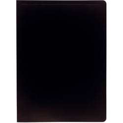EXACOMPTA Porte-vues A4 Polypropylène souple Pochettes grainées opaque 80 vues Noir