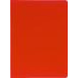 EXACOMPTA Porte-vues A4 Polypropylène souple Pochettes grainées opaque 80 vues Rouge