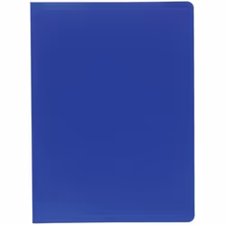 EXACOMPTA Porte-vues A4 Polypropylène souple Pochettes grainées opaque 80 vues Bleu