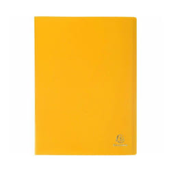 Protège-documents A4 EXACOMPTA Opak jaune 120 vues - 60 pochettes