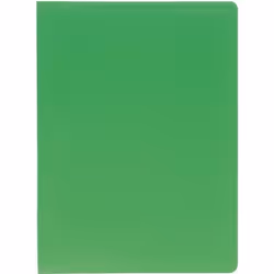 EXACOMPTA Porte-vues A4 Polypropylène souple Pochettes grainées opaque 160 vues Vert