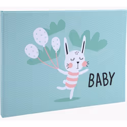 Exacompta Album photos livre 30 pages blanches - Format 28,5x22cm - BABY - Vert ALBUM PH