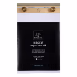 Exacompta 12122E, Rectangle, Blanc, Papier avec grille de points, Papier, 70 g/m², 170 mm