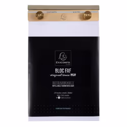 Exacompta 12123E, Rectangle, Blanc, Papier avec grille de points, Papier, 70 g/m², 185 mm