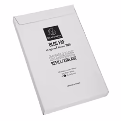 Exacompta 12513E, Rectangle, Blanc, Papier, 70 g/m², 185 mm, 115 mm
