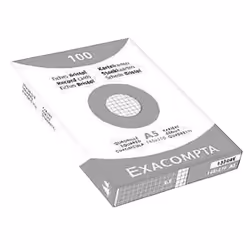 Brause Exacom Cards A5 Squared Green