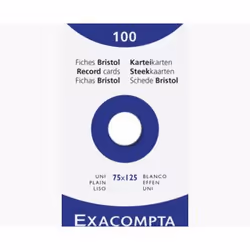 Exacompta 13301E, Blanc, 75 mm, 125 mm