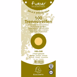 Exacompta 13465B, Orange, 105 mm, 240 mm, 100 pièce(s)