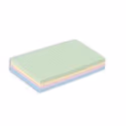 Etui de 100 fiches Bristol - 105x148 - Quadrillé couleur