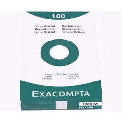 Exacompta 13803X, Blanc, 125 mm, 200 mm