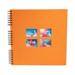 Exacompta Milano album photo et protège-page Orange 360 feuilles Reliure spiralée