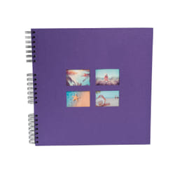 Exacompta Milano album photo et protège-page Violet 360 feuilles Reliure spiralée