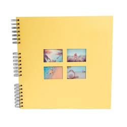 Exacompta Milano album photo et protège-page Jaune 360 feuilles Reliure spiralée