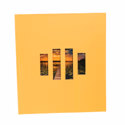 Exacompta Milano, Orange, 300 feuilles, Reliure du livre, Carton, Papier, 100 x 150 mm, Noir
