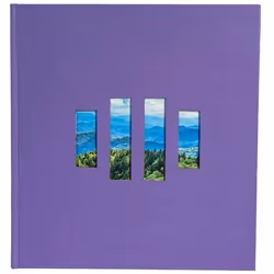Exacompta Milano, Violet, 300 feuilles, Reliure du livre, Carton, Papier, 100 x 150 mm, Noir