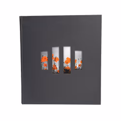 Exacompta Milano, Noir, 300 feuilles, Reliure du livre, Carton, Papier, 100 x 150 mm, Noir