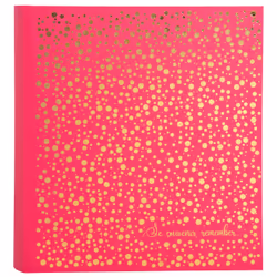 Exacompta Plum, Baie, Or, 300 feuilles, Reliure du livre, Carton, Papier, 100 x 150 mm, Blanc