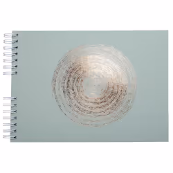 Exacompta Ellipse, Vert, 150 feuilles, Reliure spiralée, Carton, Papier, 100 x 150 mm, Blanc