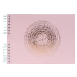 Exacompta Ellipse album photo et protège-page Rose 150 feuilles Reliure spiralée