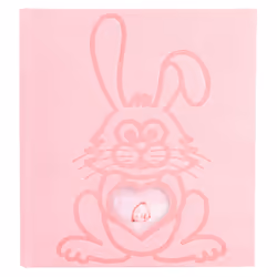 Exacompta Teddy, Rose, 300 feuilles, Reliure du livre, Carton, Papier, 100 x 150 mm, Blanc