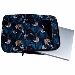 Exacompta Savana 14" Housse Bleu, Blanc