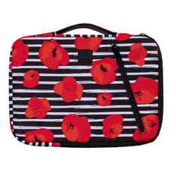 Exacompta Mohnblume 14" Housse Noir, Rouge