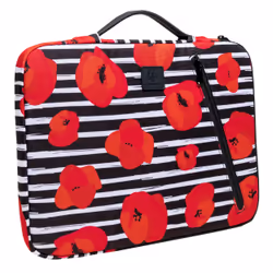 Exacompta Mohnblume 14" Housse Noir, Rouge