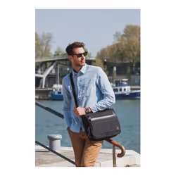 Exacompta 17234E sacoche d'ordinateurs portables 35,6 cm (14") Sac Messenger Noir - Vue supplémentaire 8